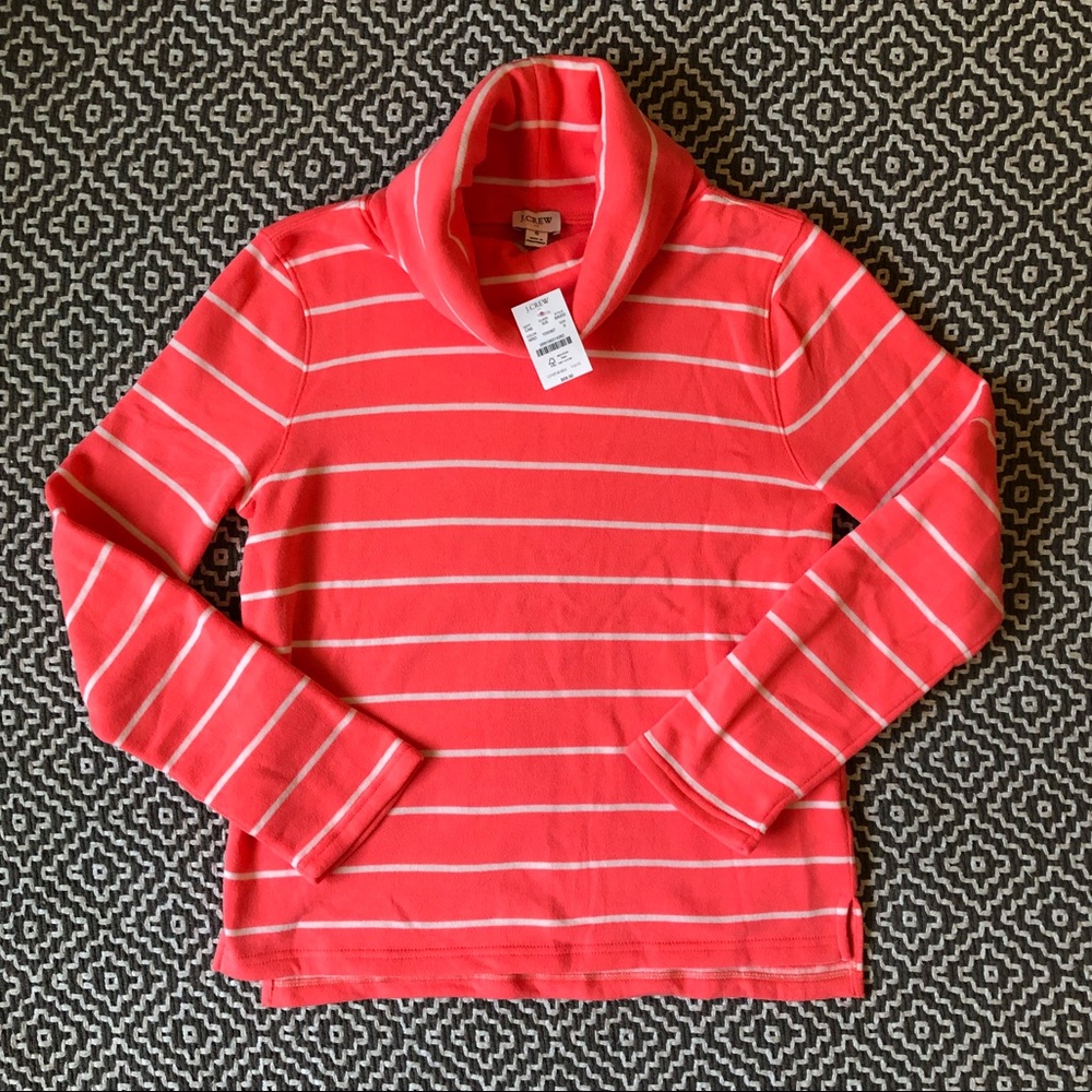 J. Crew Factory mockneck sweatshirt in cloudspun fleece